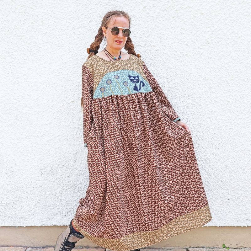Long Cat Dress