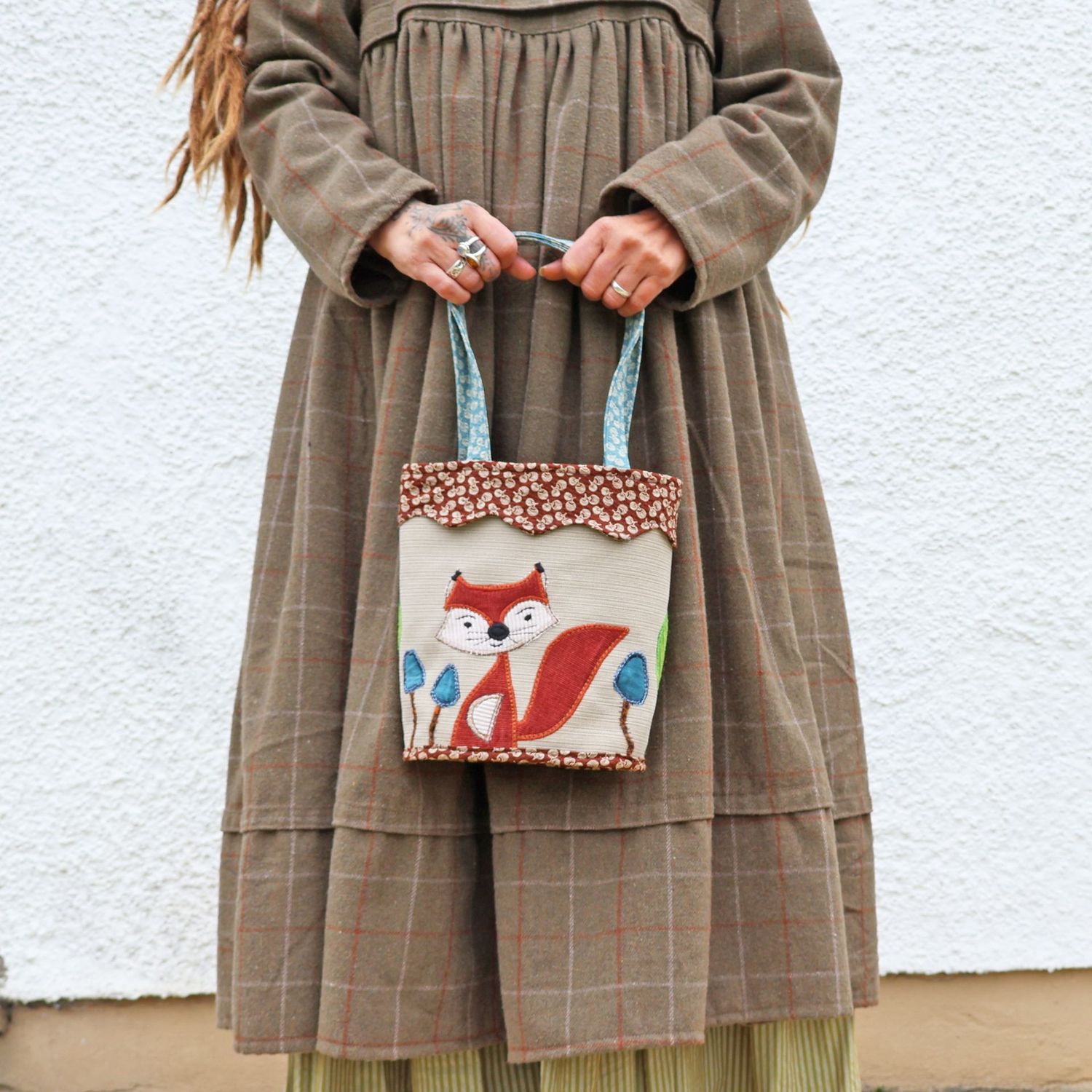 Small Fox Tote Bag