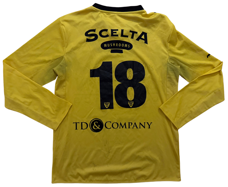 VVV Venlo 2013/2014 Matchworn Home Shirt- Barry Maguire #18 (M)