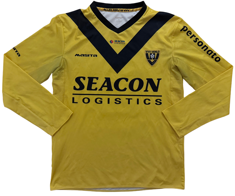 VVV Venlo 2013/2014 Matchworn Home Shirt- Barry Maguire #18 (M)