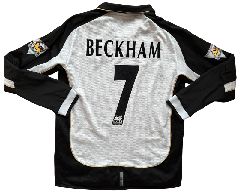 Manchester United 2001/2002 100th Anniversary Reversible Jersey - Beckham #7 (L)