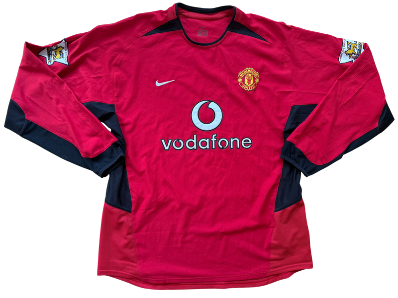 Manchester United 2002/2004 Home Shirt - Scholes #18 (L)