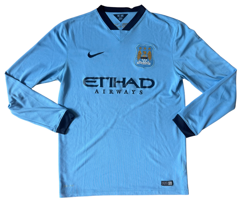 Manchester City 2014/2015 Home Shirt Long Sleeve (L)
