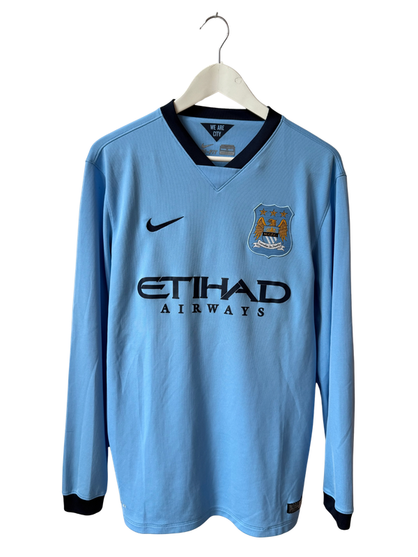 Manchester City 2014/2015 Home Shirt Long Sleeve (L)