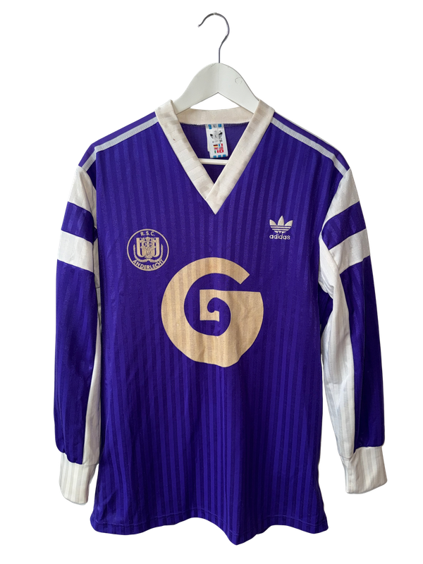 RSC Anderlecht 1988/1989 Home Shirt L/S (L)