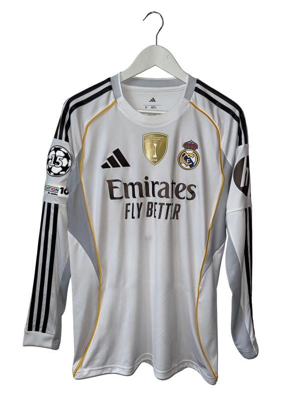 Real Madrid 2025/2026 Home Shirt L/S (M)