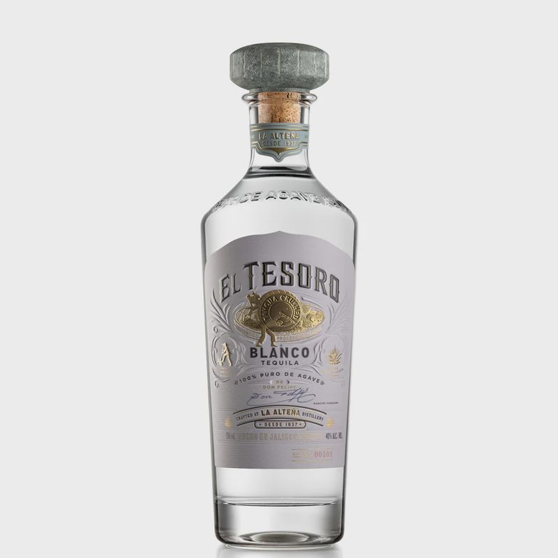 El Tesoro Blanco tequila 750 ml