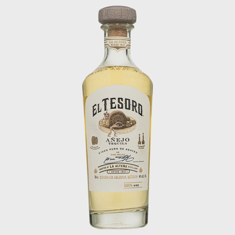 El Tesoro anejo tequila 750ml