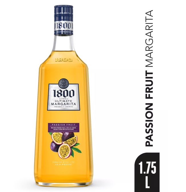 1800 The Ultimate Margarita Passion Fruit Cocktail RTD Bottle (1.75 L)