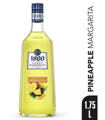 1800 The Ultimate Margarita Pineapple RTD Cocktail Bottle (1.75 L)