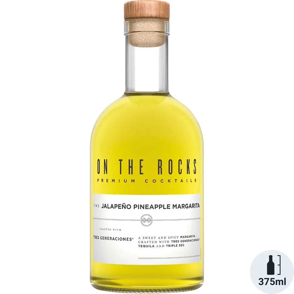 On The Rocks Jalapeno Pineapple Margarita 375ml