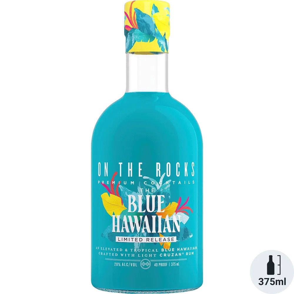 On The Rocks Blue Hawaiin - 375 Ml