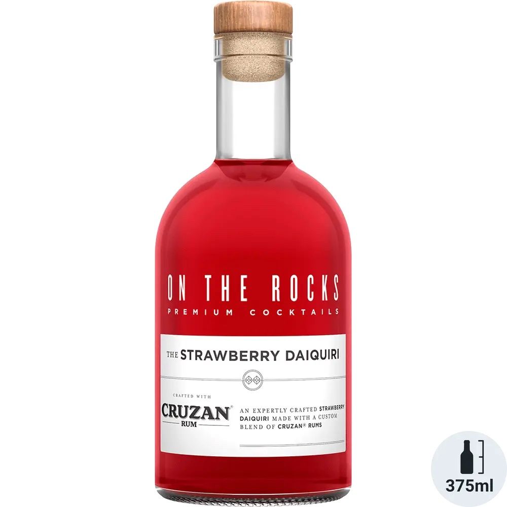 On The Rocks Strawberry Daiquiri 375ml