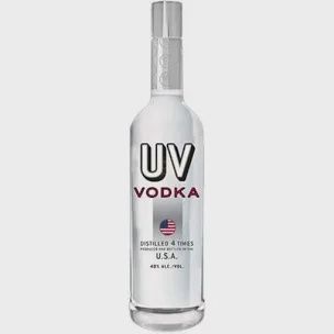 UV silver vodka all sizes