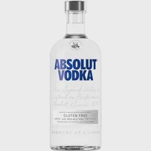 Absolute Vodka all sizes