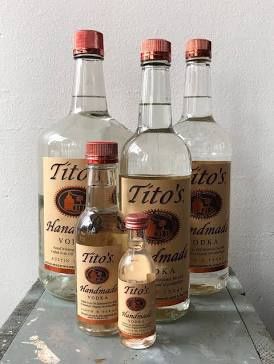Tito Handmade Vodka All sizes