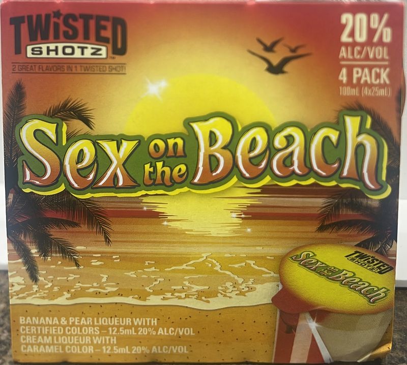Sex on the Beach Twisted Shotz5.