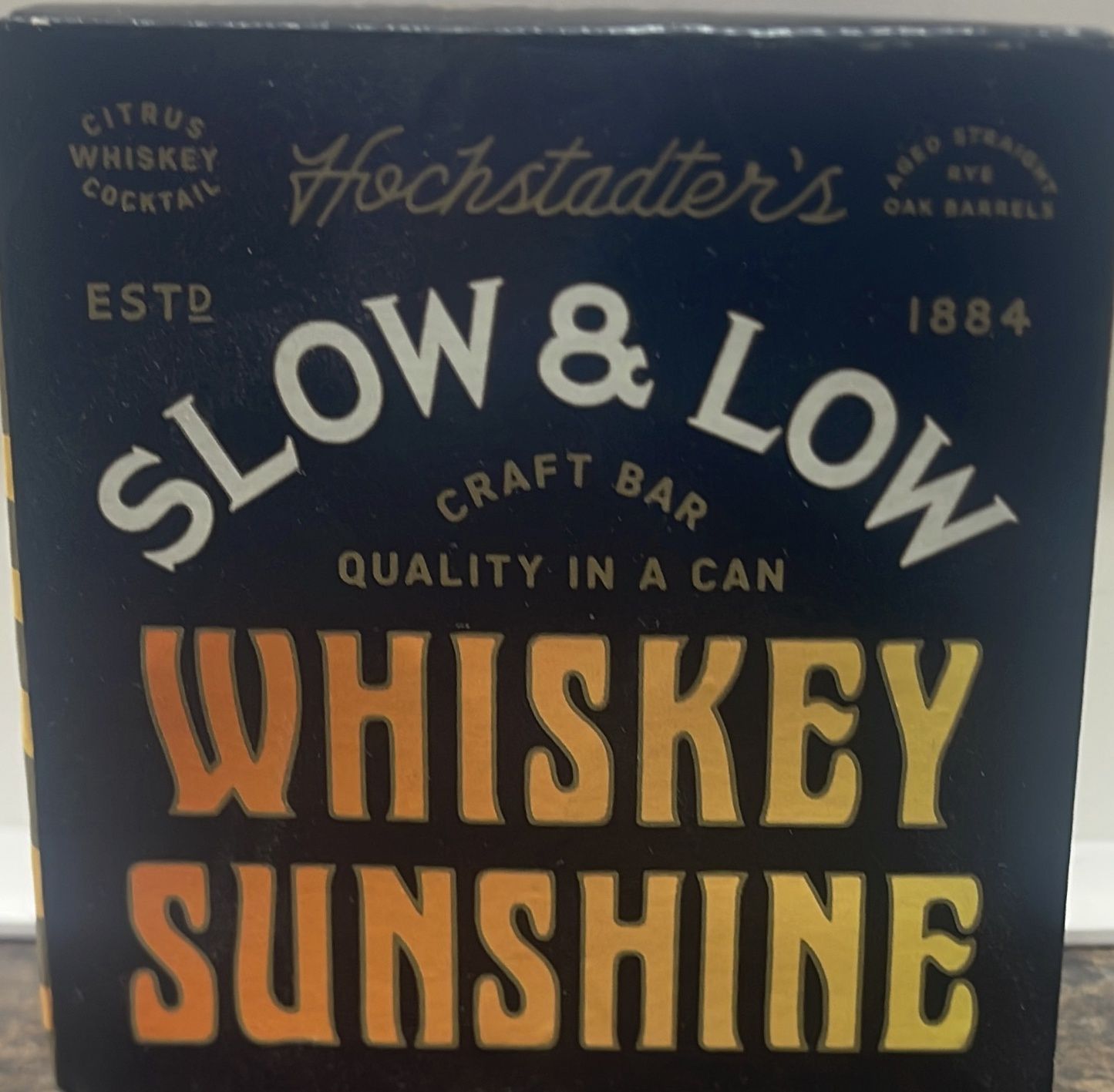 Slow &amp; Low Whiskey Sunshine 4 Pack
