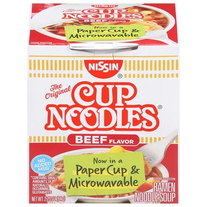 Cup Noodles Beef Flavours