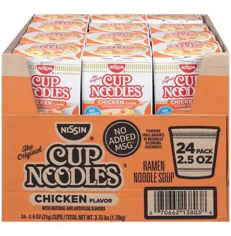 The Orginal Cup Noodles Chicken Flavor  single