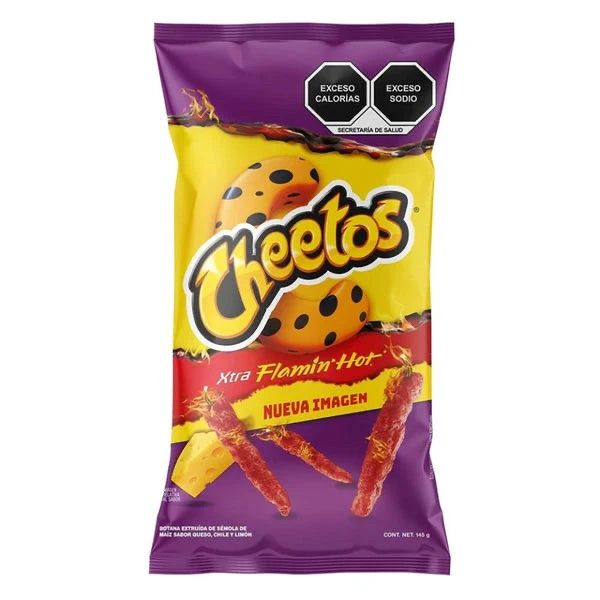 Cheetos Xtra Flamin Hot Nueva Imagen 145g (Mexico)