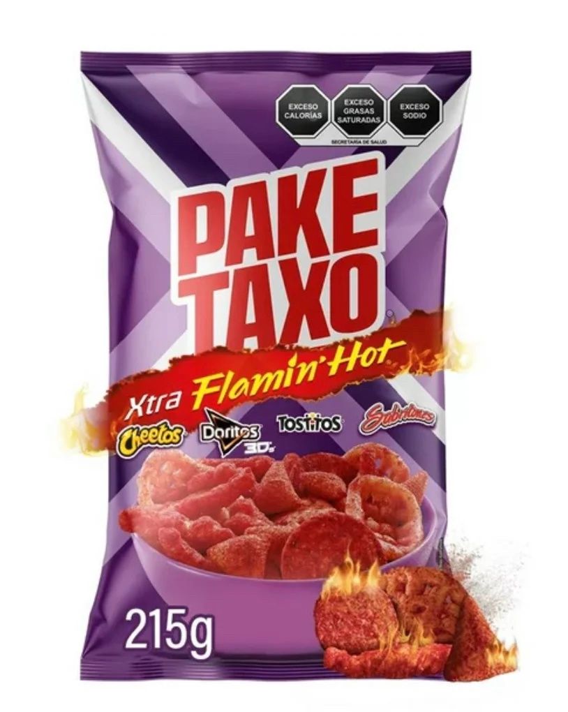 SABRITAS PAKE TAXO FLAMING HOT ASSORTED MEXICAN CHIP