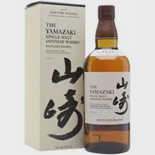 The Yamazaki Single. Malt Japanese Whiskey Distiller,s Reserve 750ml