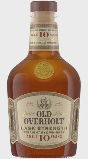 Old overholt  Cask strength 10 years 750ml