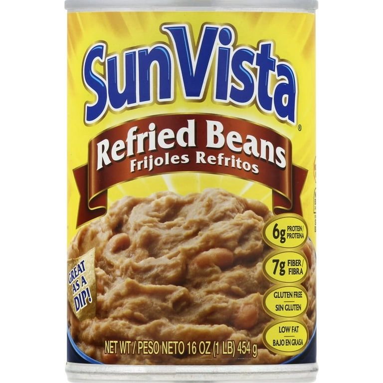 Sunvista Refried Beans Frijoles Refritos