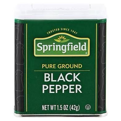 Springfield Pure Ground Black Pepper