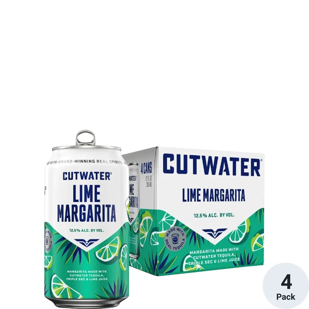 Cutwater Tequila Lime Margarita Cutwater 4pk-12oz cans