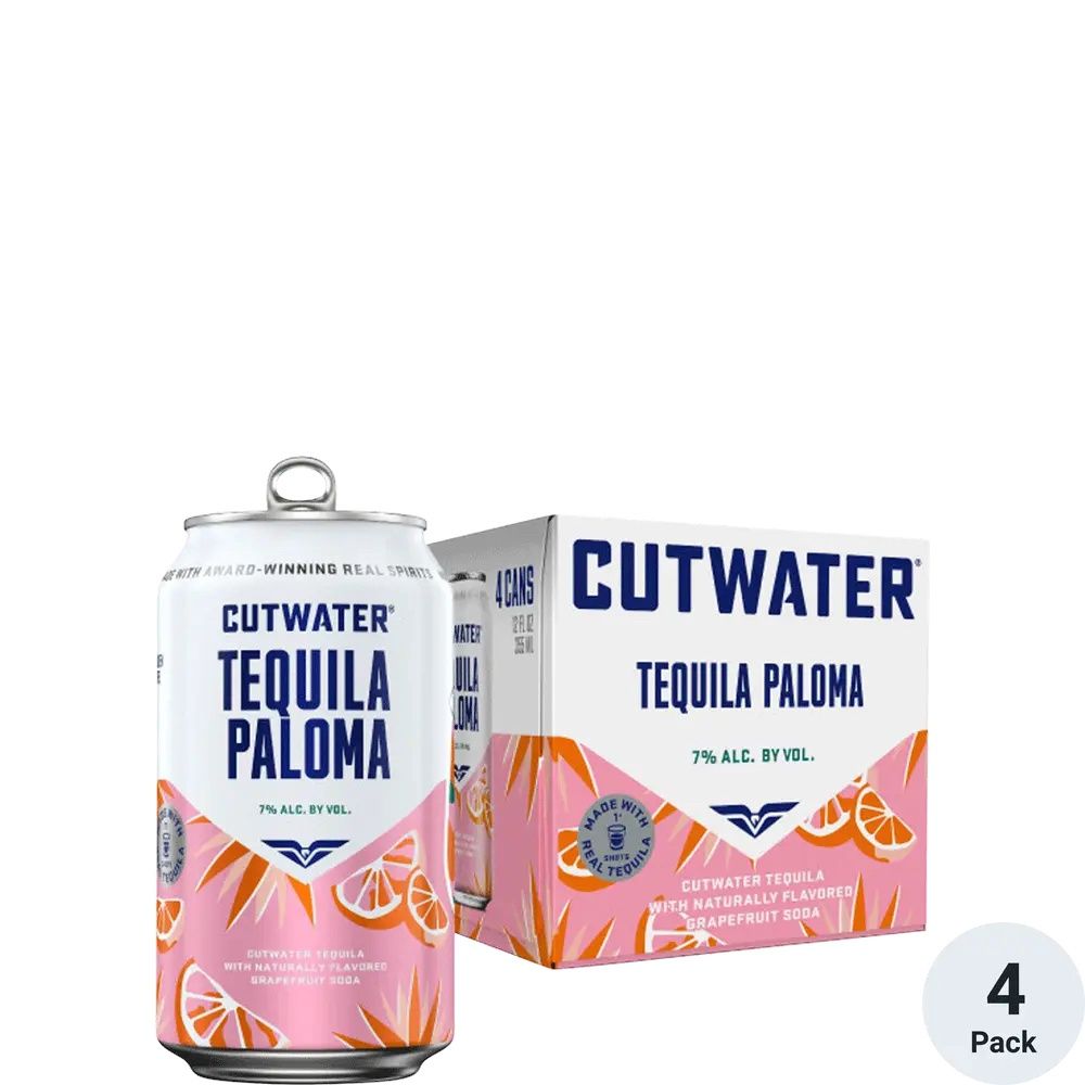 Cutwater Tequila Grapefruit Paloma 4pk-12oz cans