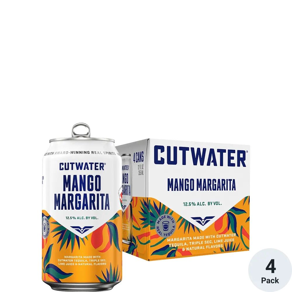 Cutwater Mango Margarita 4pk-12oz cans