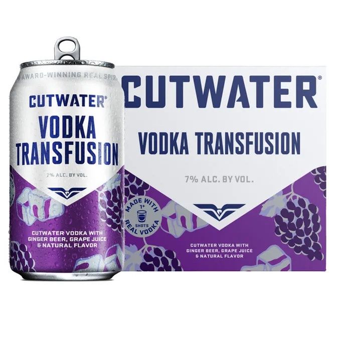 Cutwater Vodka Transfusion 4 cans / 12 fl oz