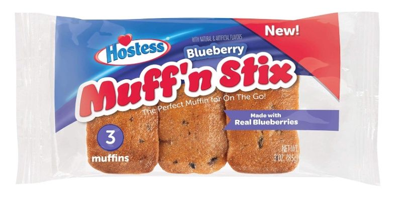 Hostles Muffin Stix baked With Real Blueberries