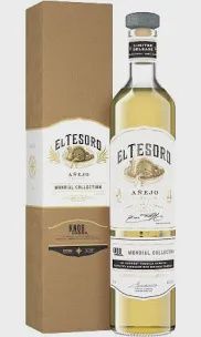 El Tesoro Tequila Anejo Mundial collection 750 ml