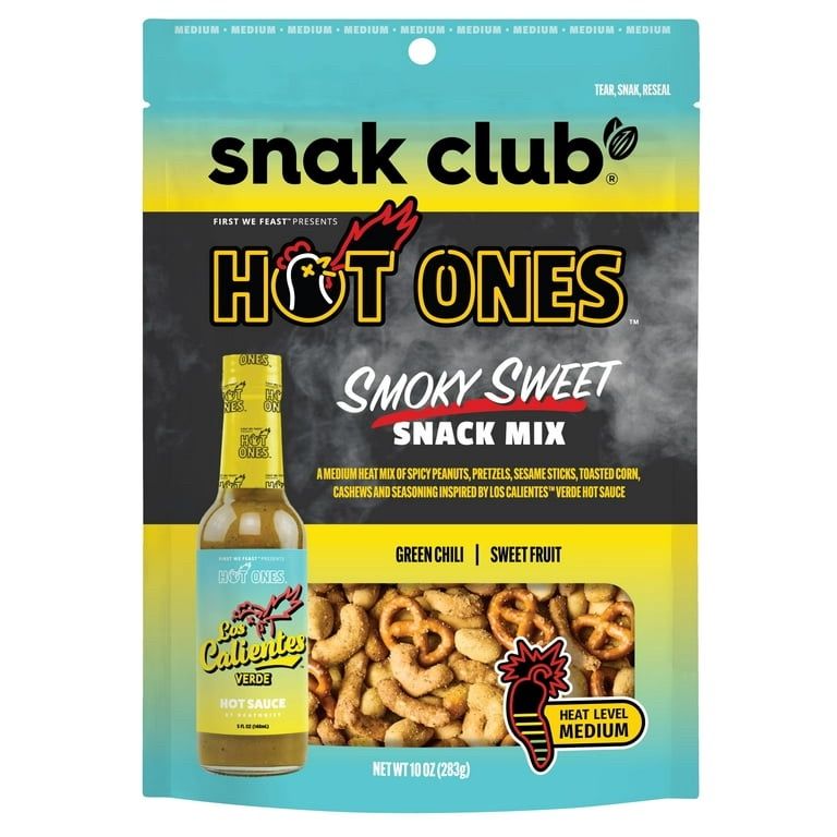 Snak Club Hot Ones Smoky Sweet Snak mix