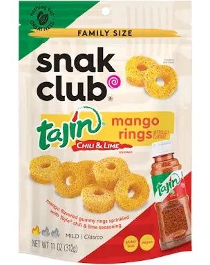 Snak Club Tajin Mango Rings Chili &amp; Lime