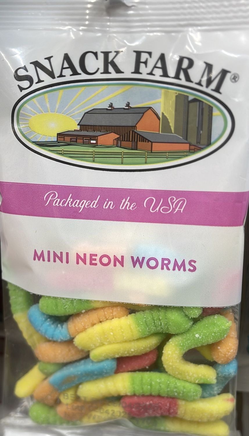 Snack Farm Mini Neon Worms