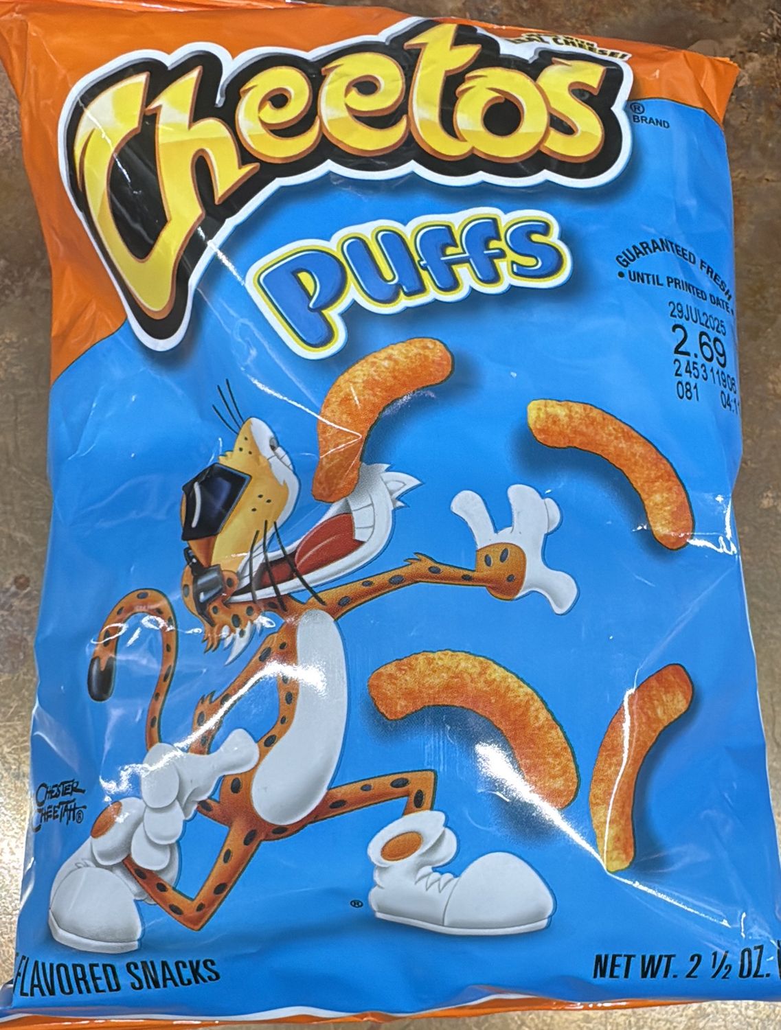 Cheetos puffs 2 1/2 oz
