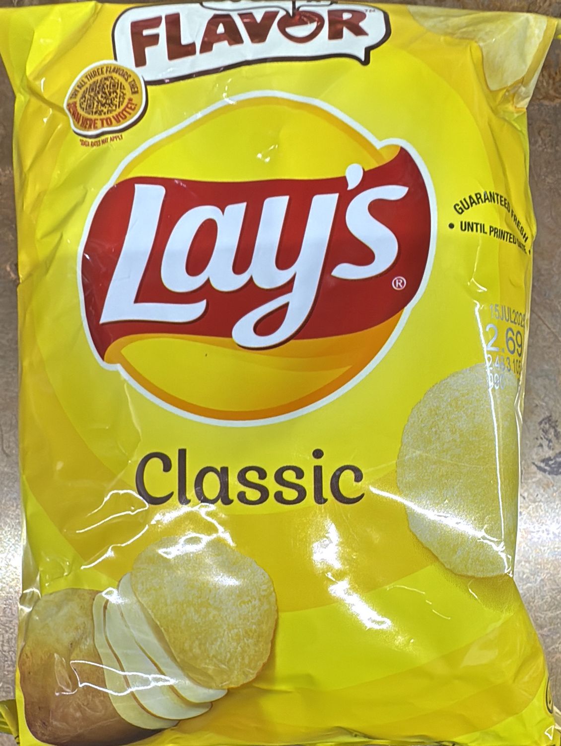 Lays Classic 2 .1/2 oz