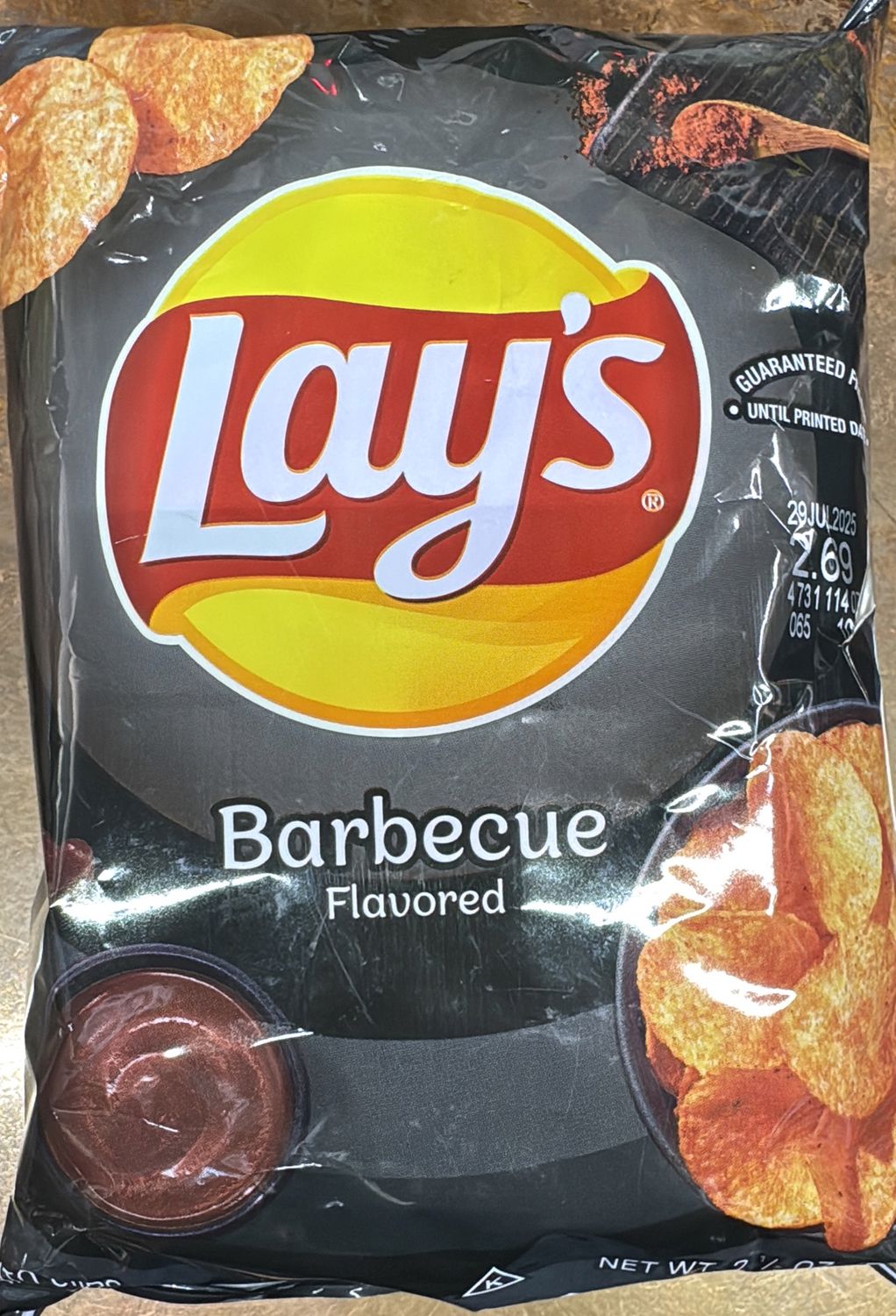 Lays Barbecue 2. 1/8 oz