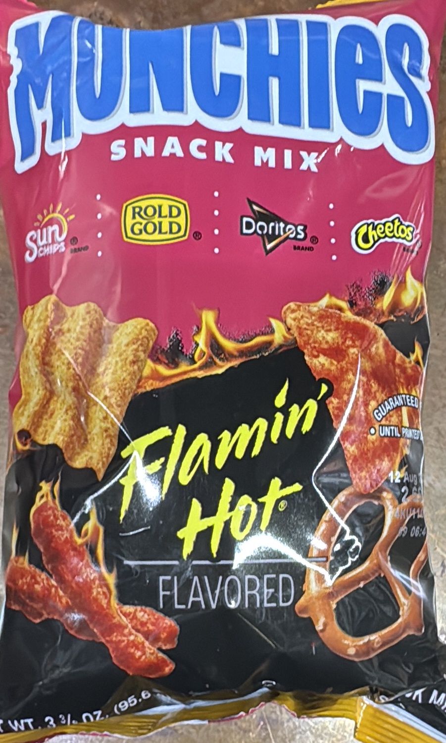 Munchies Flamin Hot 3. 3-2 oz