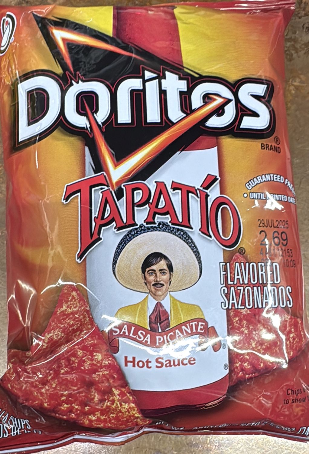 Doritos Tapatio 2 5/8 oz