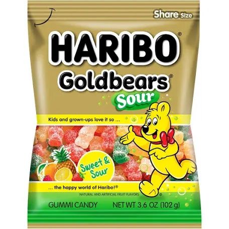 Haribo Gold Bears Sour Sweet &amp; Sour 4.5 oz