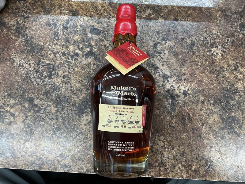 Maker’s Mark LA special Reserve Selected by Johny’s Liquor 750ml