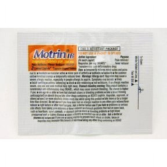 Motrin IB Ibuprofen Tablets USP 200 mg (2 Tablets)