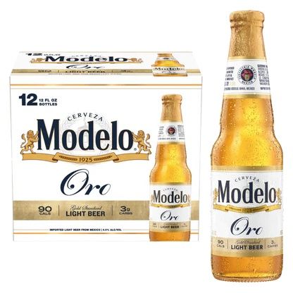 Modelo Oro Mexican Lager 12 bottles / 12 fl oz