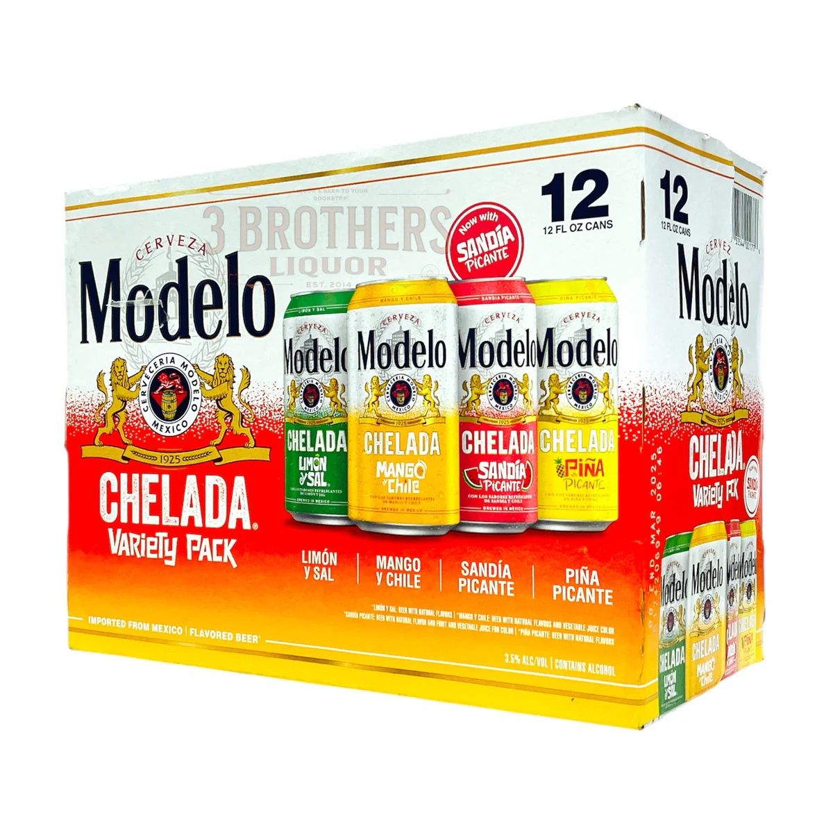 MODELO CHELADA MIX VARIETY 12 PACK CANS