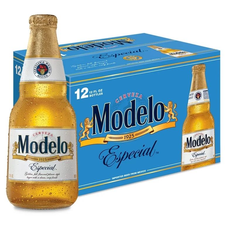 Modelo Especial Mexican Lager Import Beer, 12 Pack 12 fl. oz. Bottles, 4.4% ABV